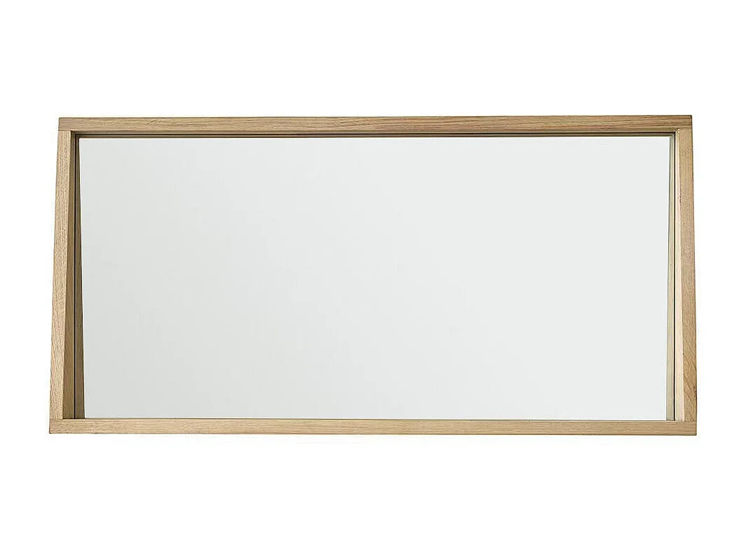 Miroir rectangulaire en chêne massif