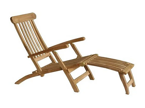 Sedia da giardino pieghevole in teak massello