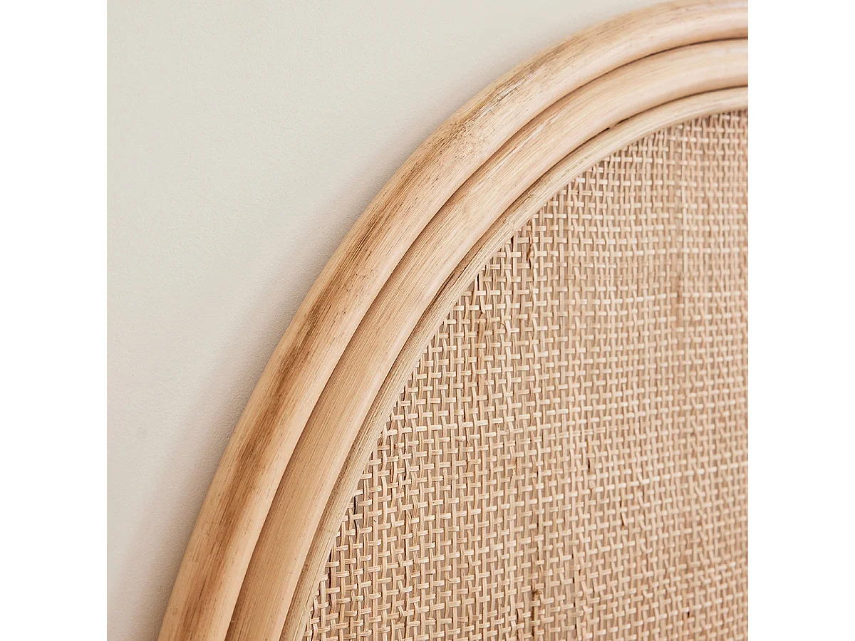 Testiera in rattan e cannage 90 cm