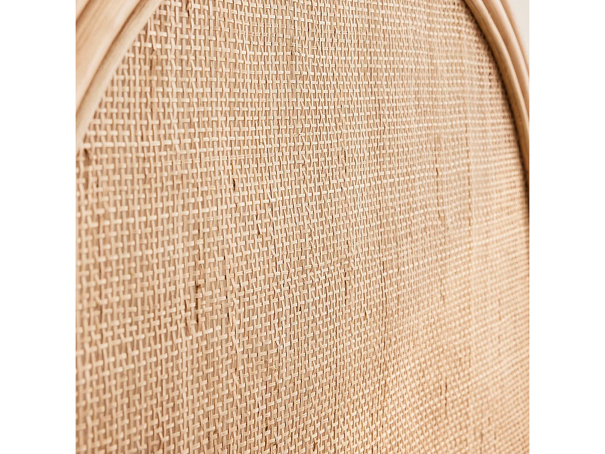 Tête de lit en rotin et cannage 90 cm
