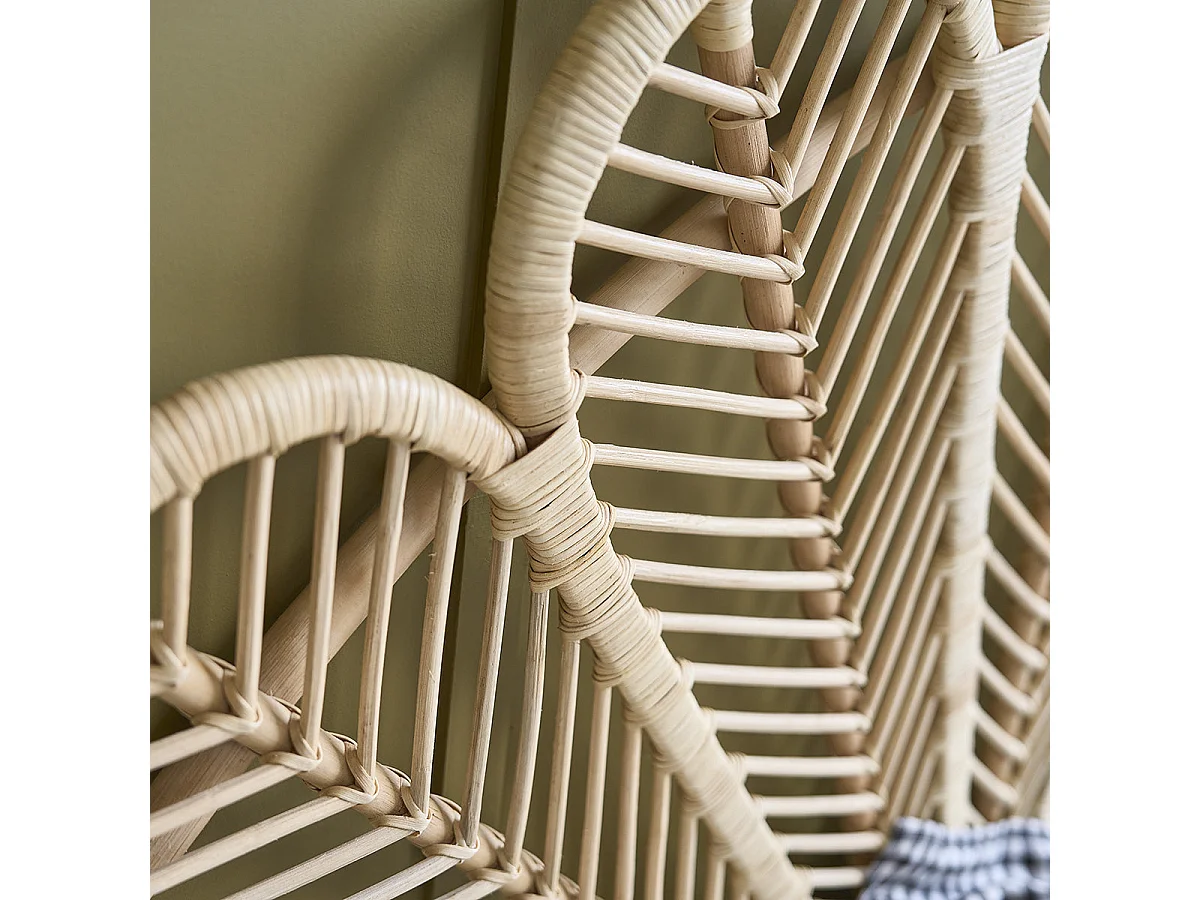 Testiera in rattan 180 cm