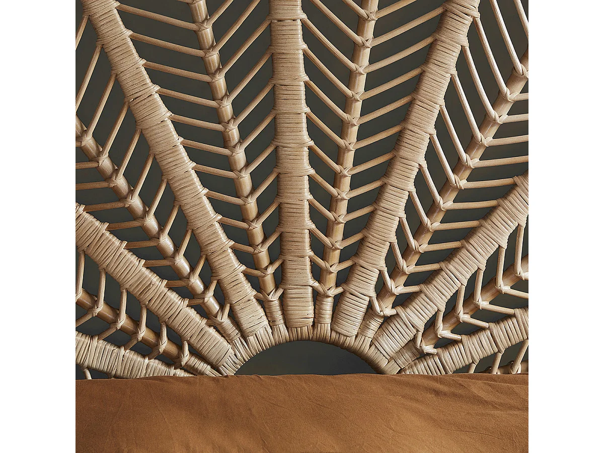 Tête de lit en rotin naturel 160 cm