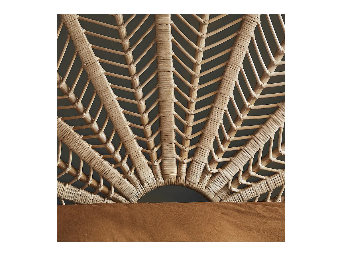Tête de lit en rotin naturel 160 cm