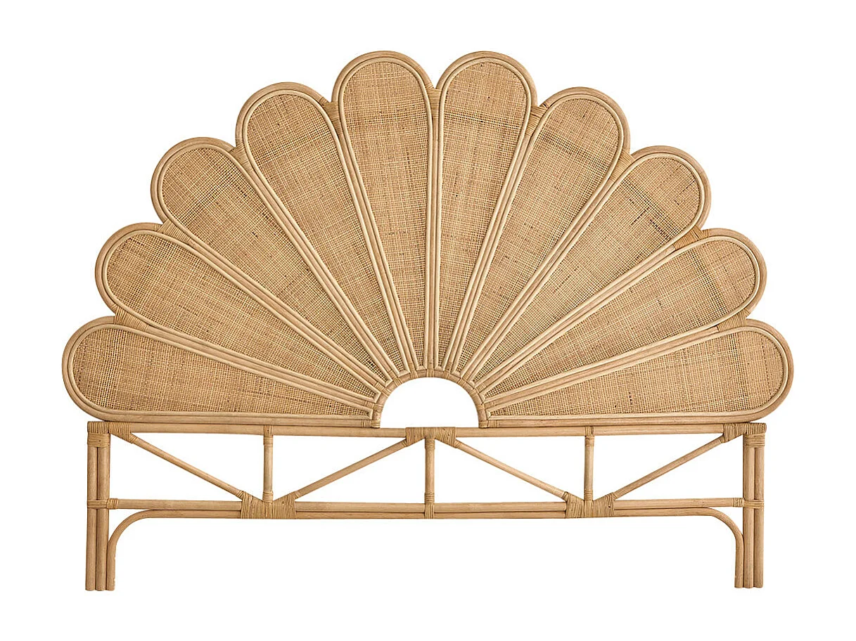 Tête de lit en rotin et cannage 180 cm