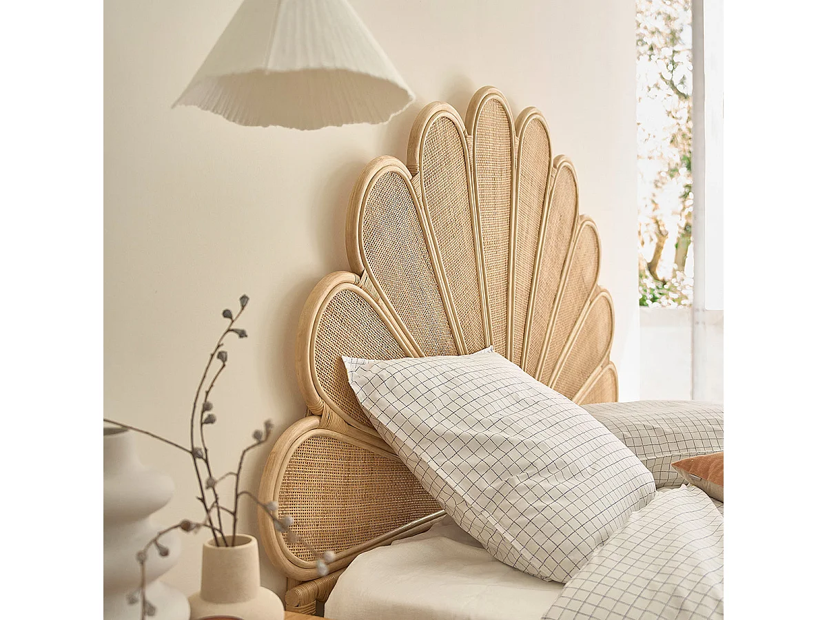 Tête de lit en rotin et cannage 180 cm