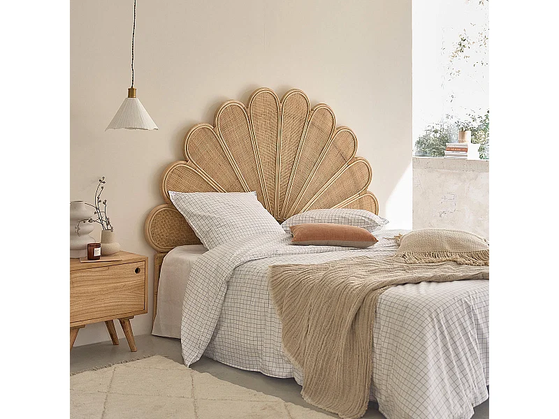 Tête de lit en rotin et cannage 180 cm