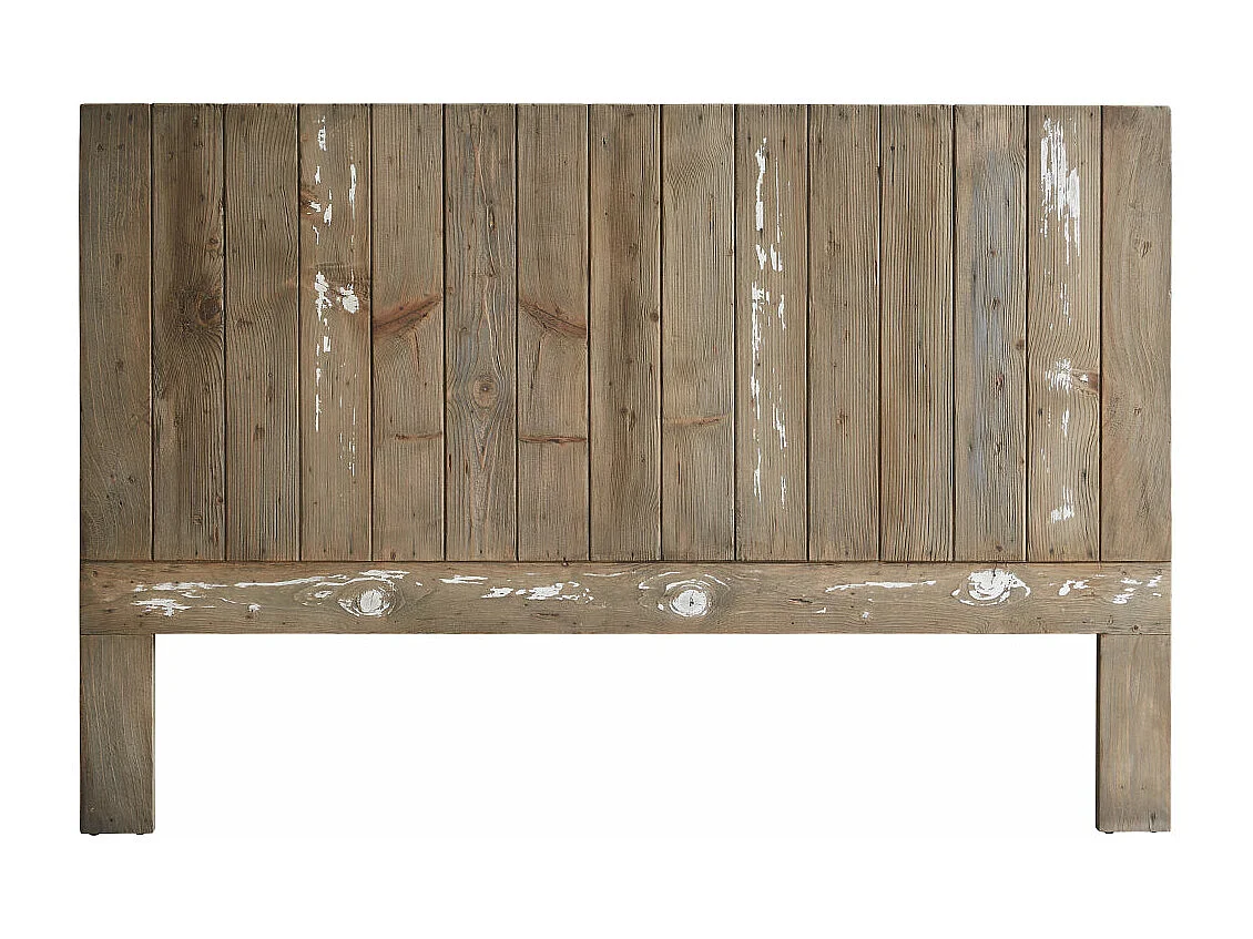 Testiera in pino massello riciclato 160 cm