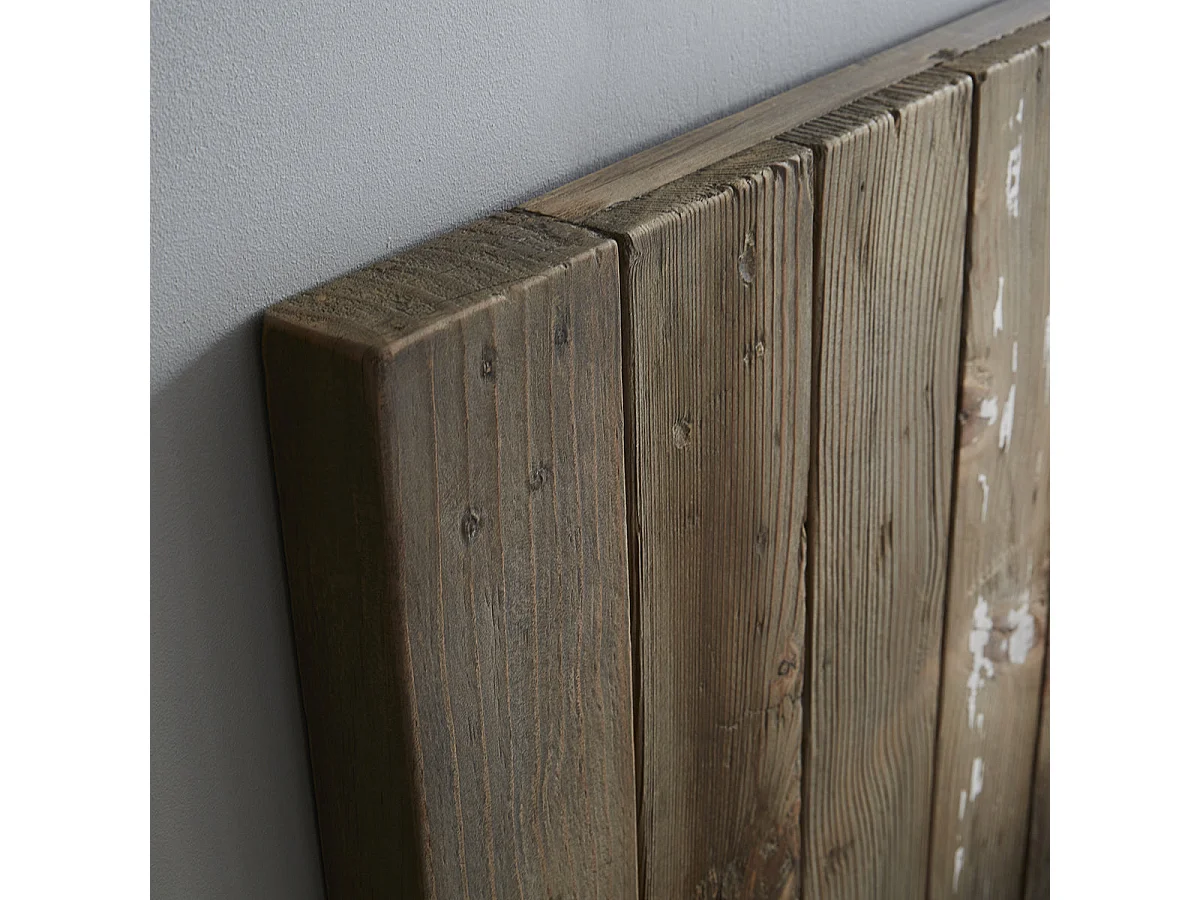 Tête de lit en bois recyclé massif 160 cm