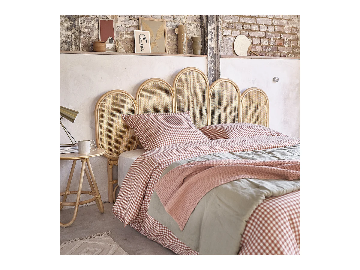 Tête de lit en rotin et cannage 160 cm