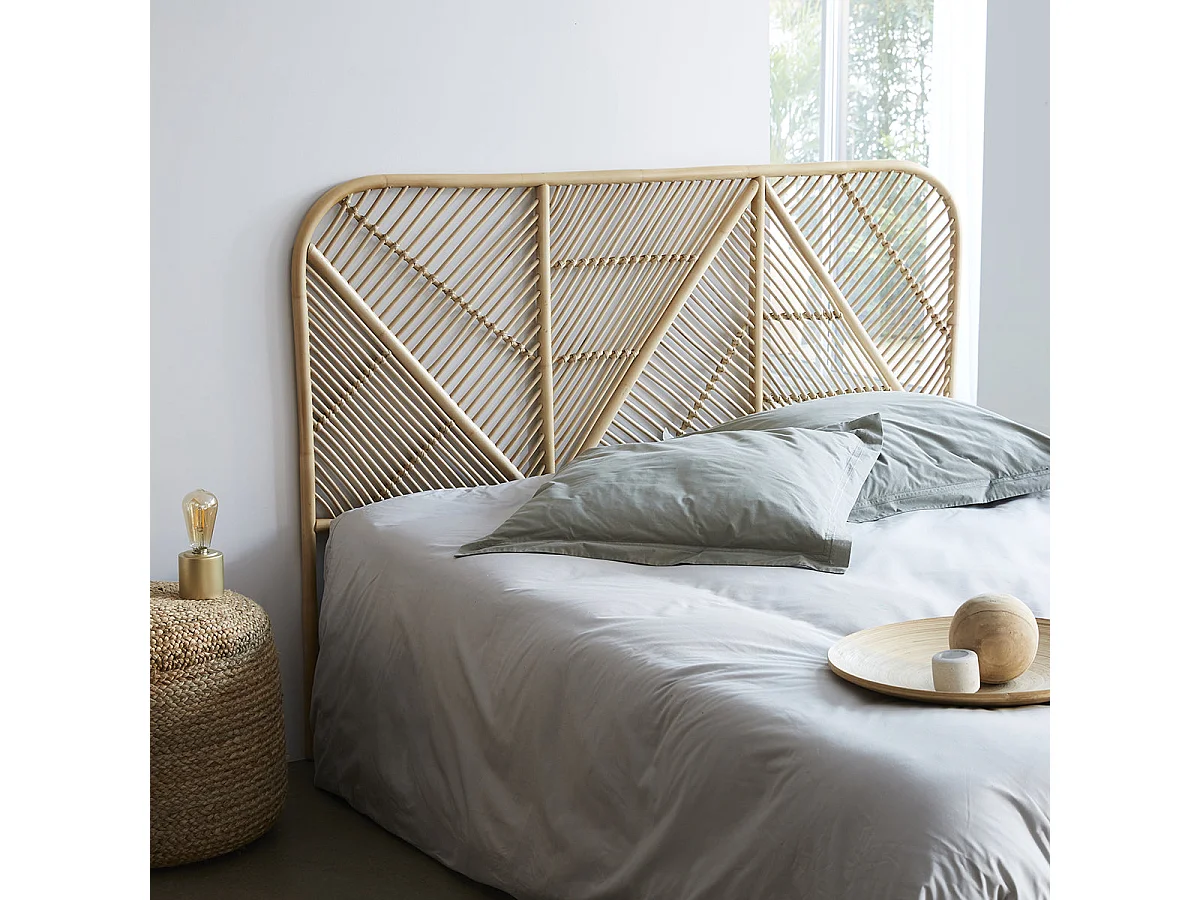 Cabecero de cama de ratán 160 cm