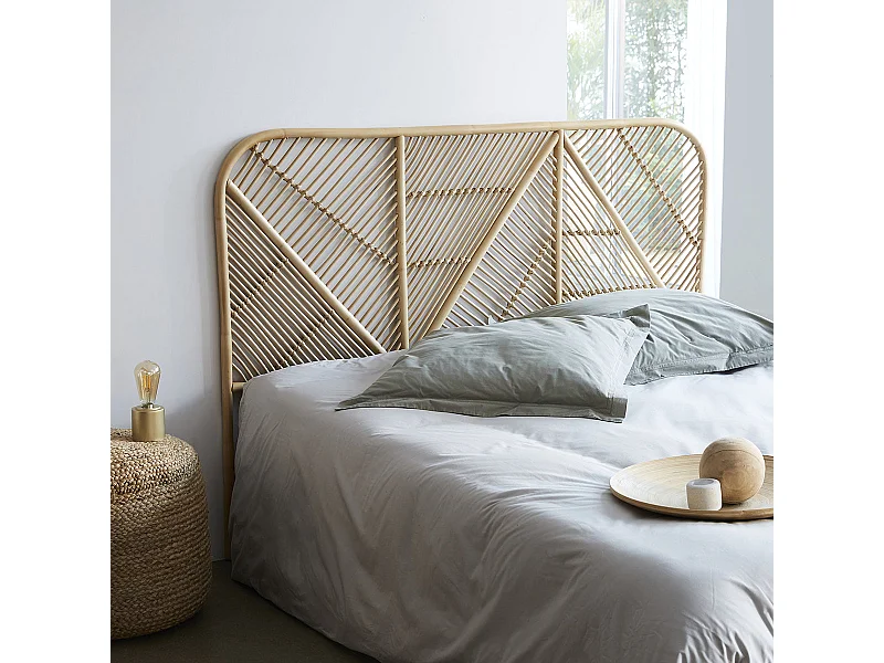 Tête de lit en rotin naturel 160 cm