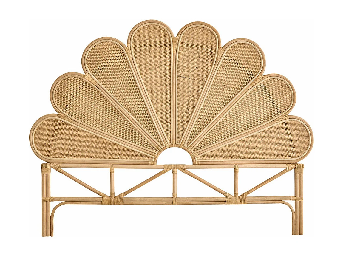 Tête de lit en rotin et cannage 160 cm