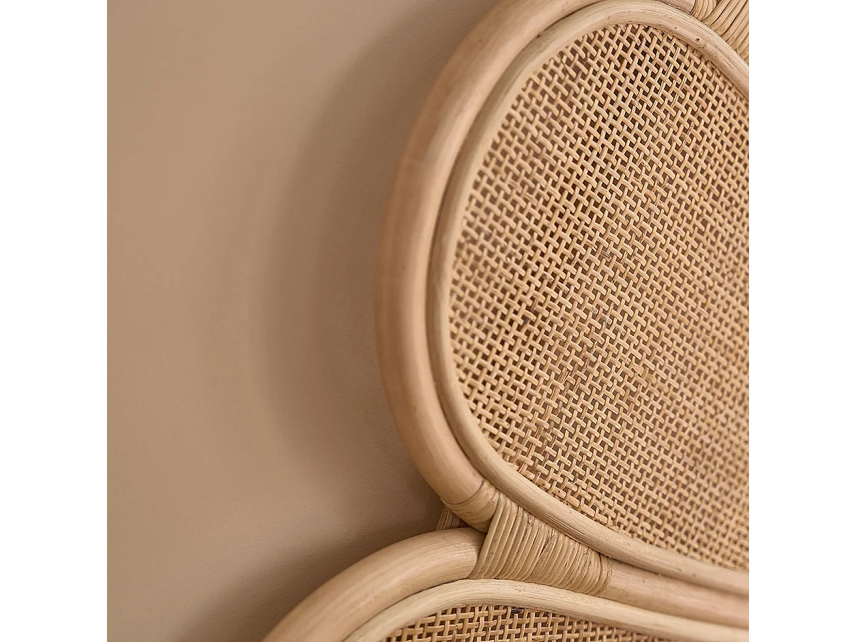 Tête de lit en rotin et cannage 160 cm