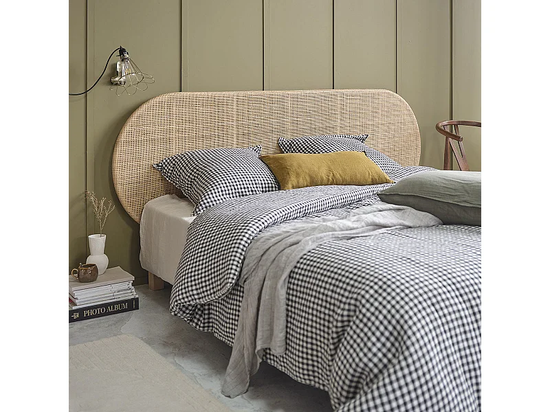 Testiera in rattan 180 cm