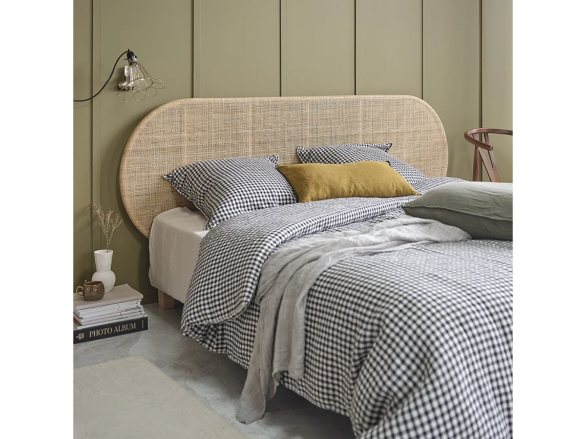 Cabecero de cama de ratán 160 cm