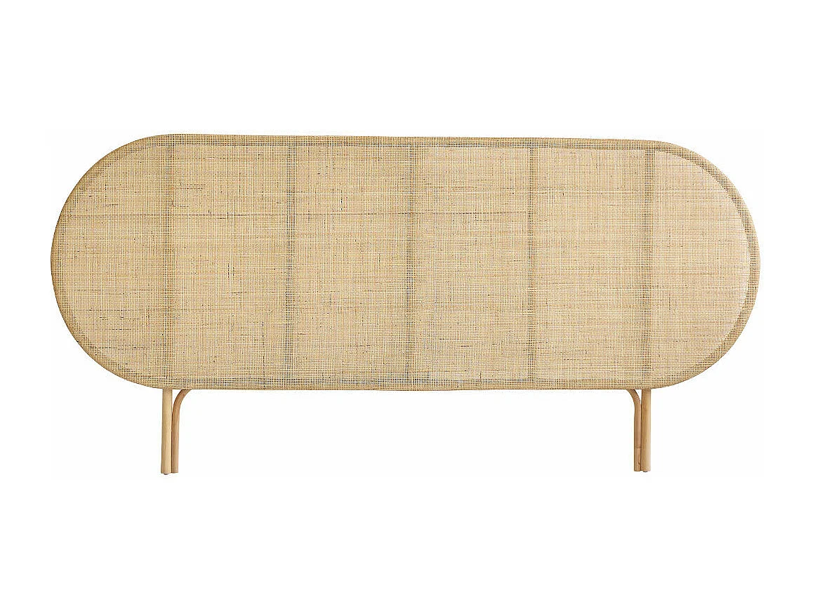 Cabecero de cama de ratán 160 cm