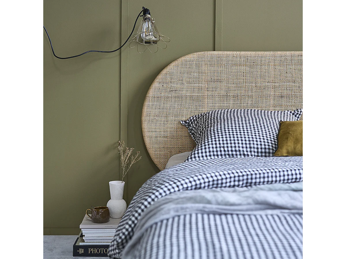 Testiera in rattan 180 cm