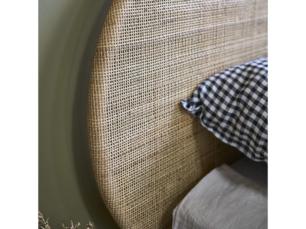 Testiera in rattan 180 cm