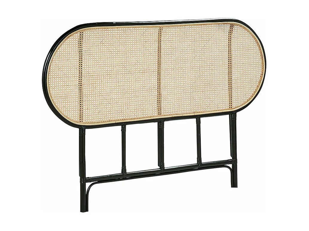 Testiera in rattan e cannage