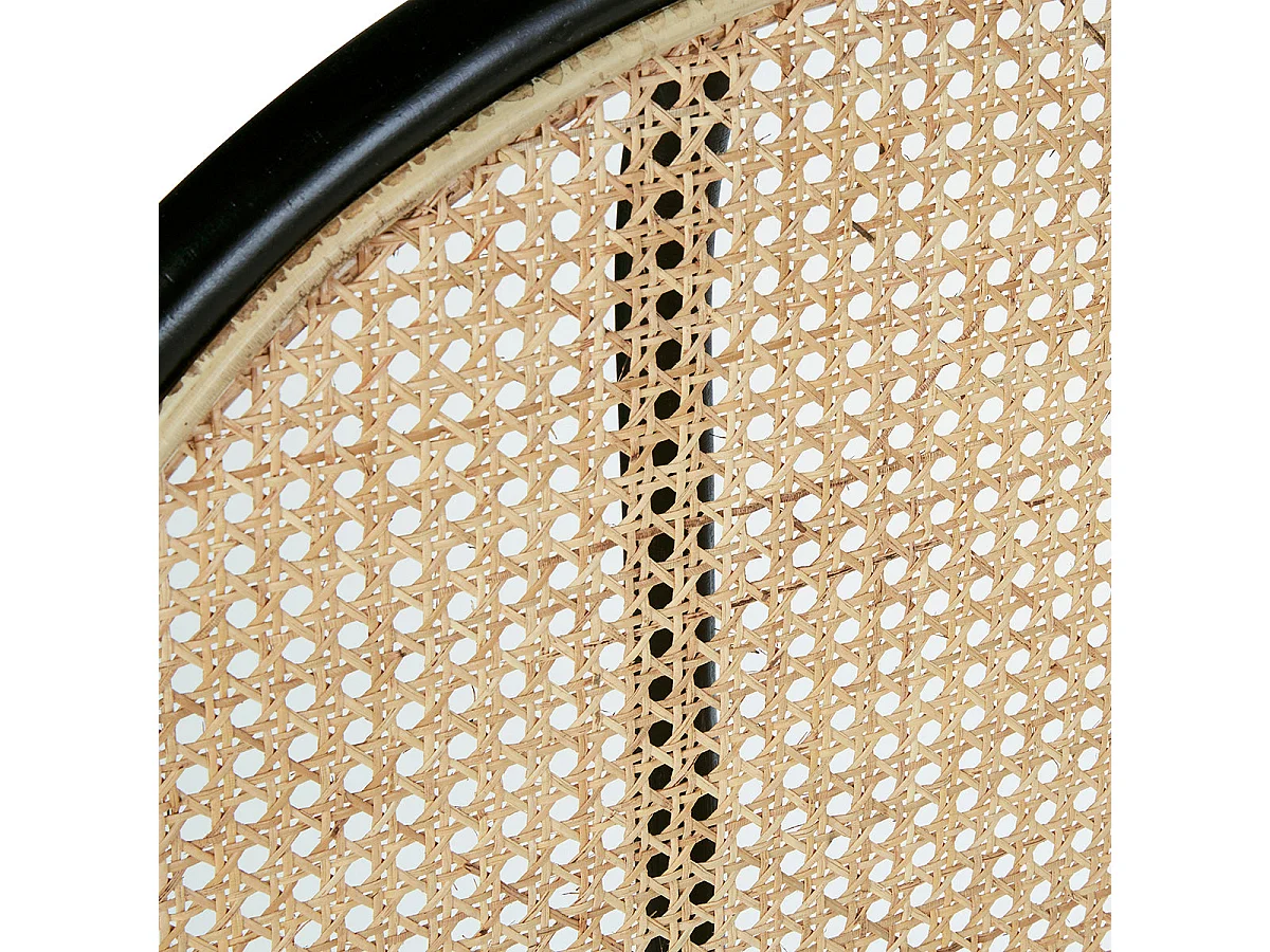 Testiera in rattan e cannage