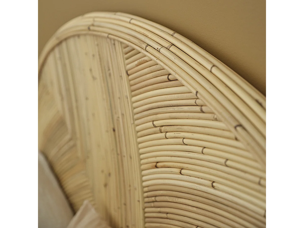 Testiera in rattan 160 cm