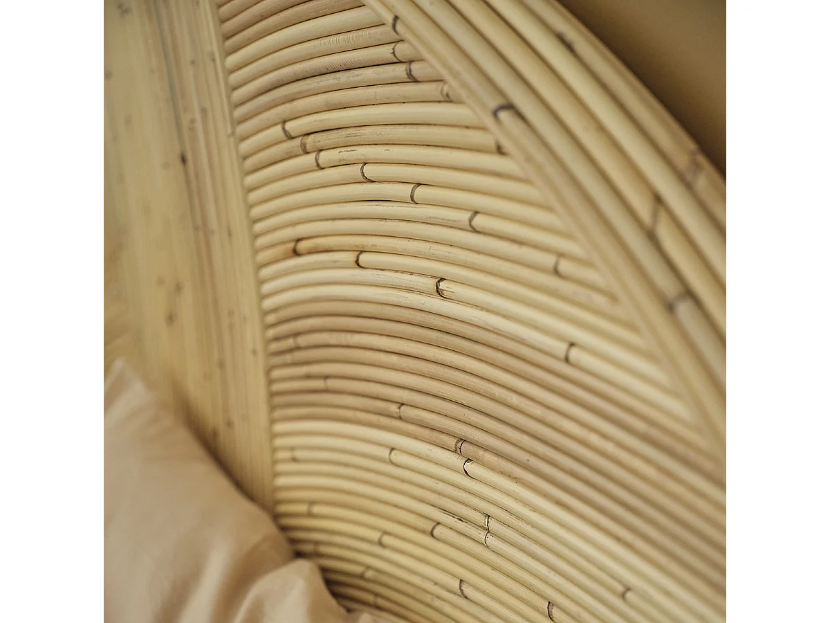 Tête de lit en canne de rotin 160 cm