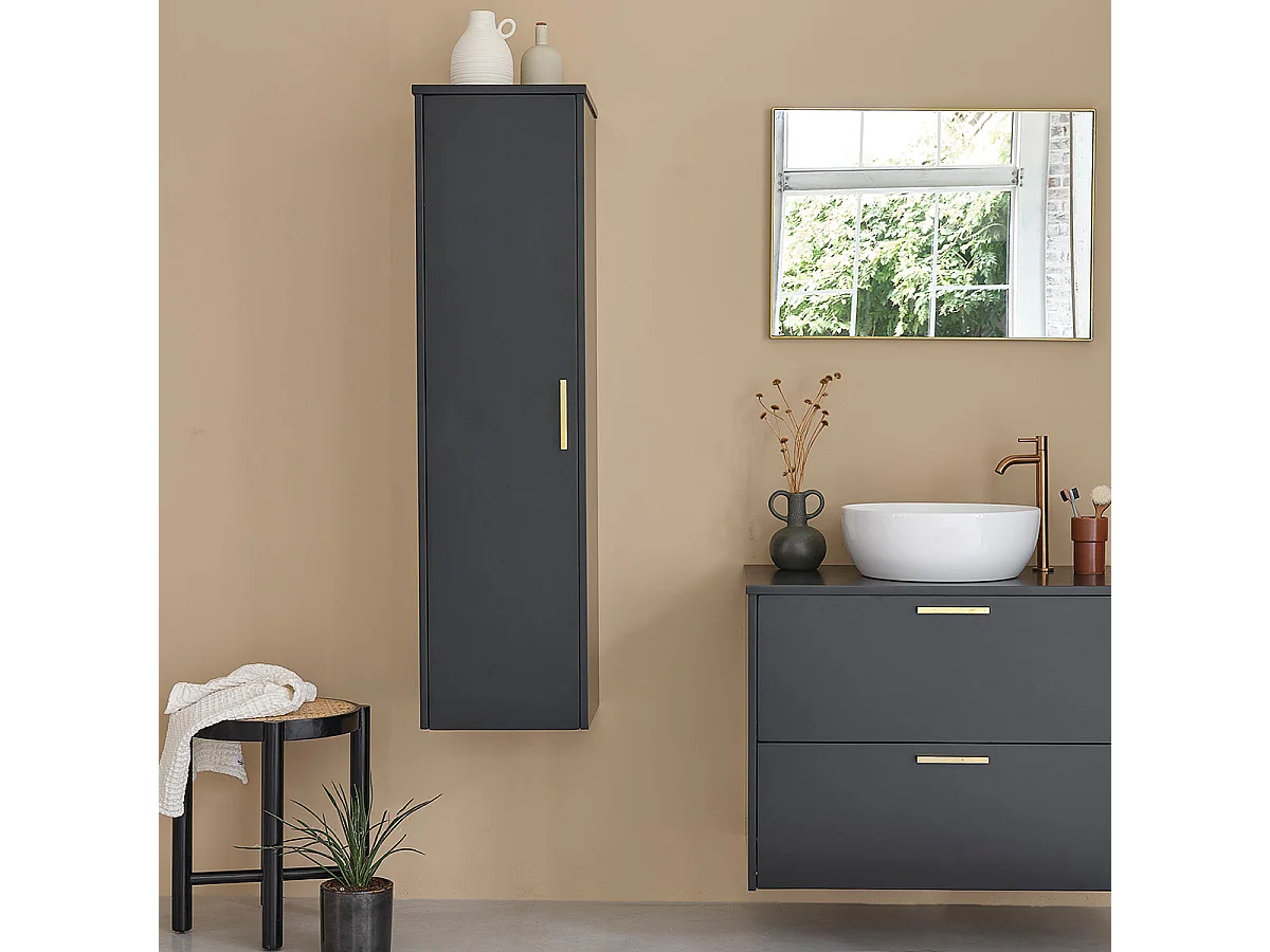 Colonna bagno in legno di acacia