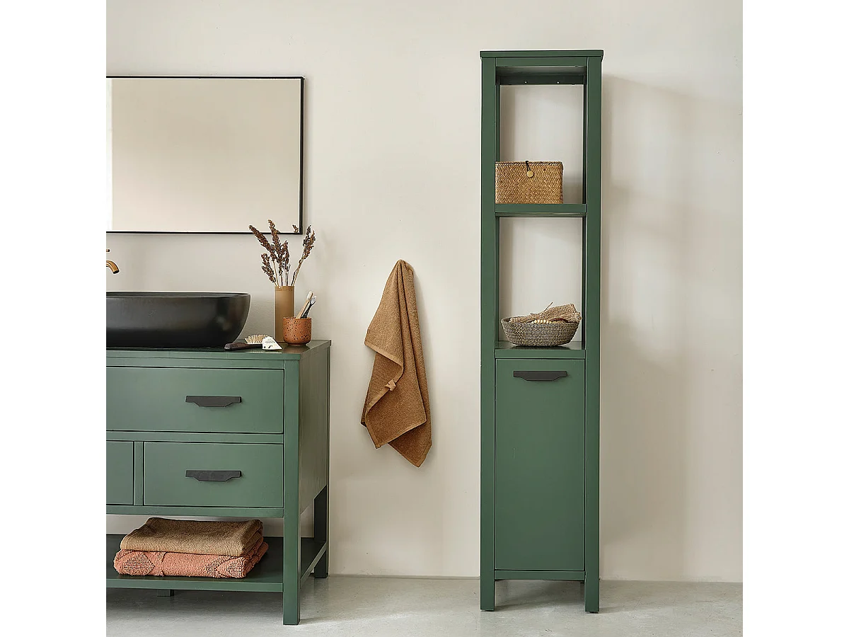 Colonna bagno in acacia