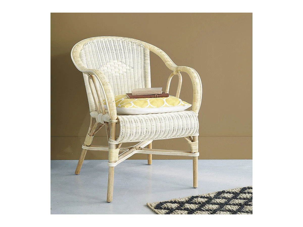 Fauteuil en rotin naturel