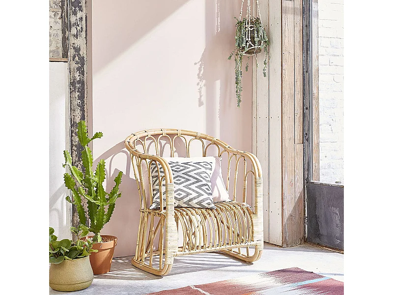 Poltrona comfort in rattan