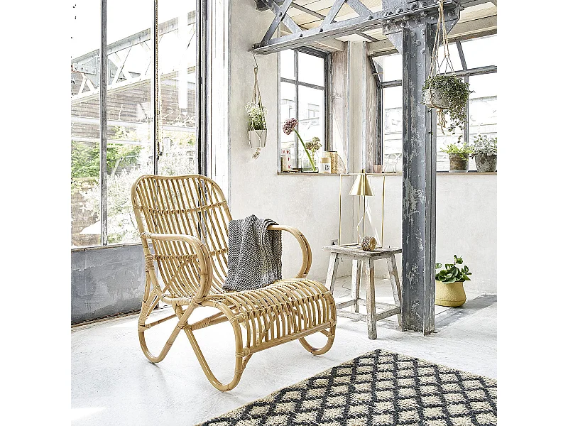 Poltrona in rattan relax