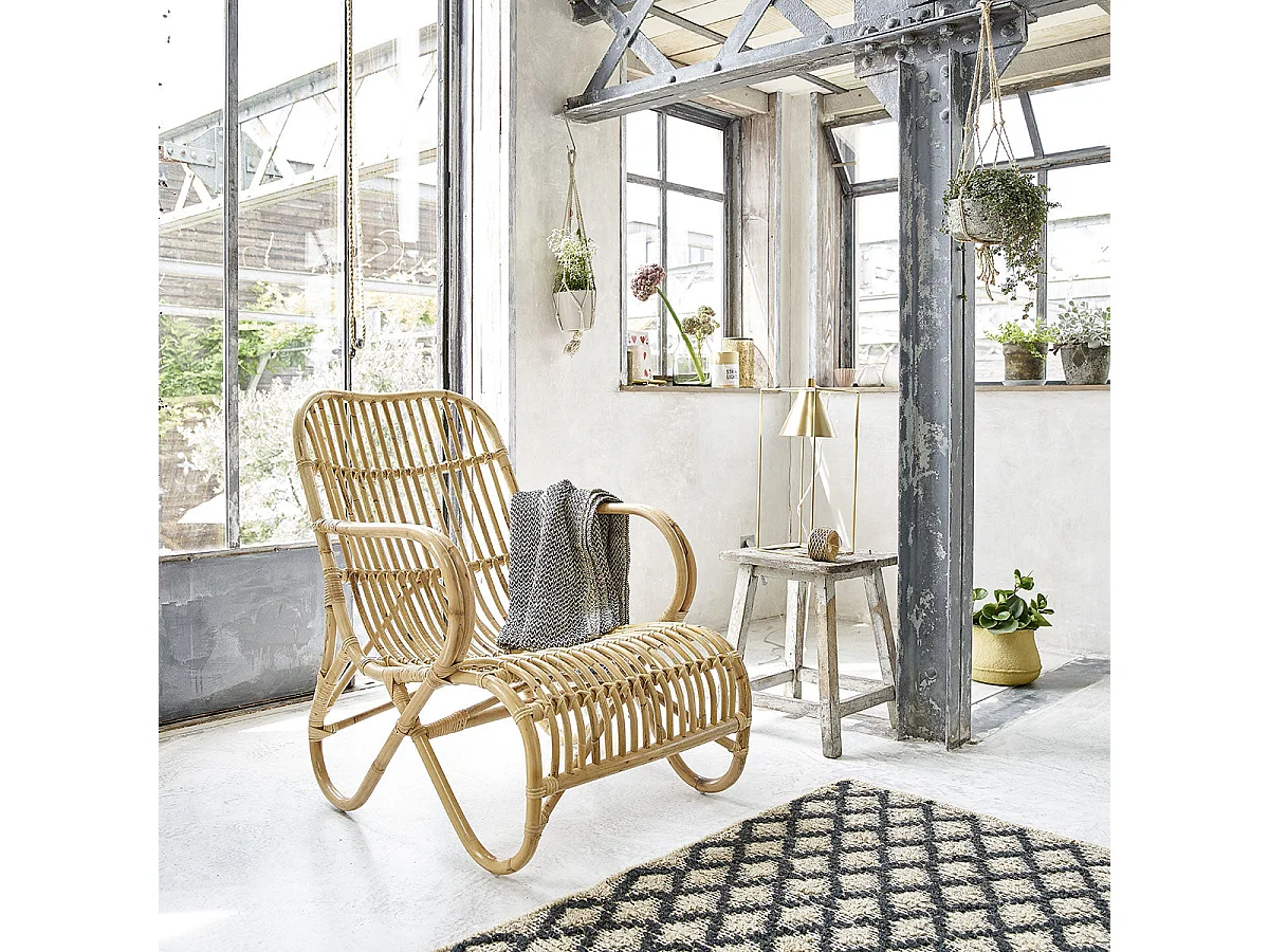 Poltrona in rattan relax