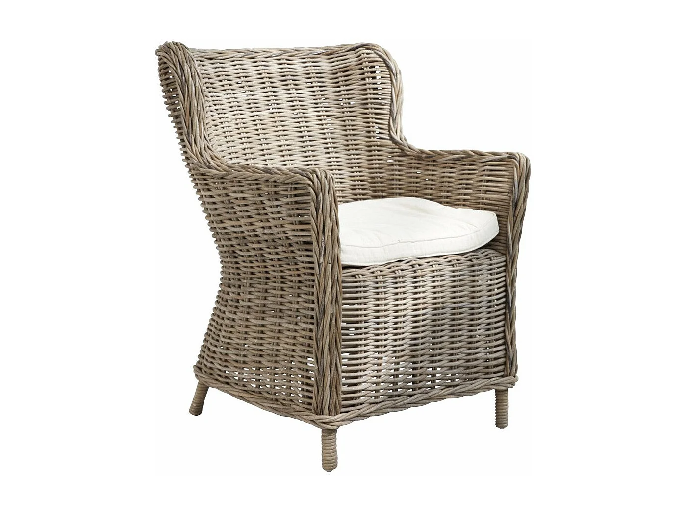 Poltrona in rattan naturale