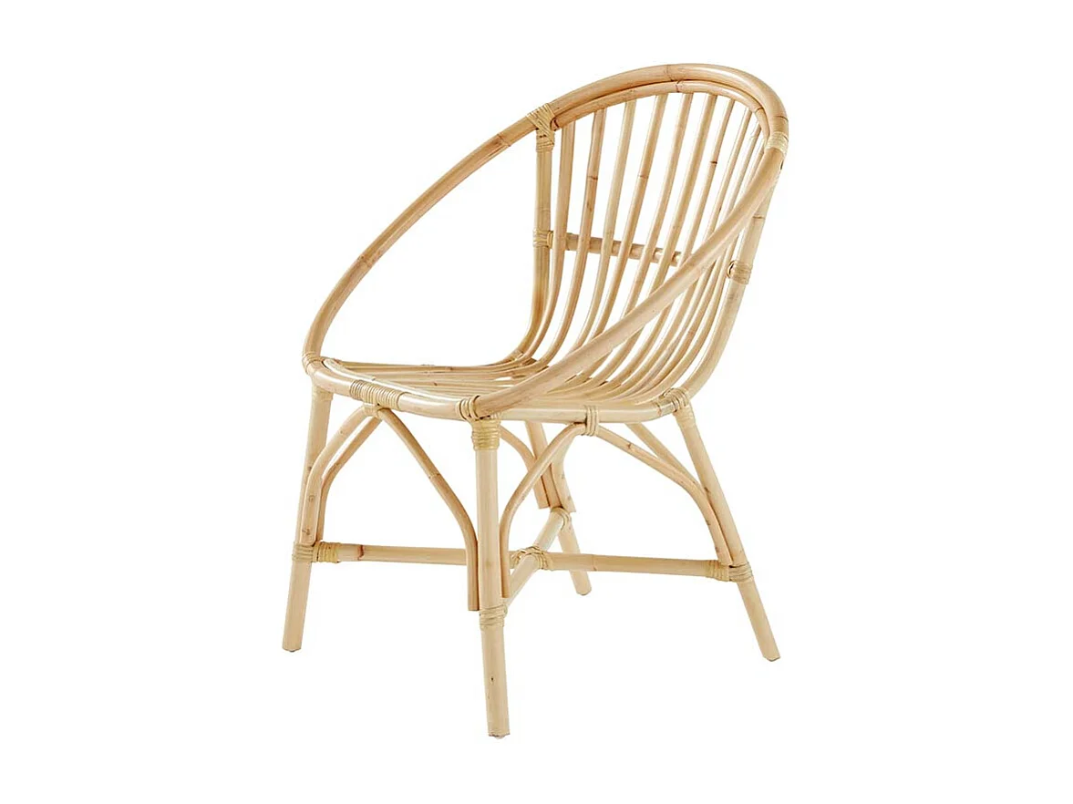 Poltrona in rattan vintage