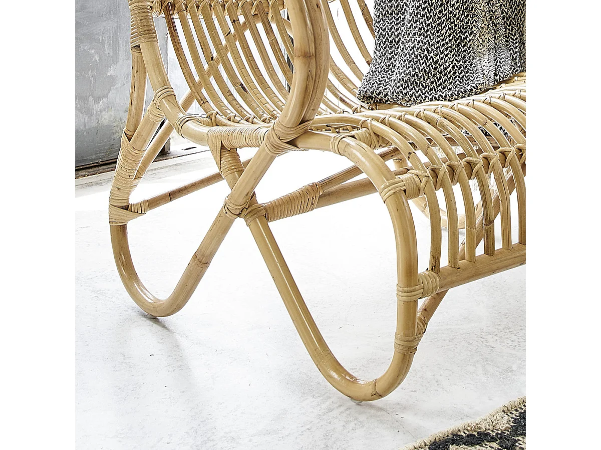 2 poltrone in rattan