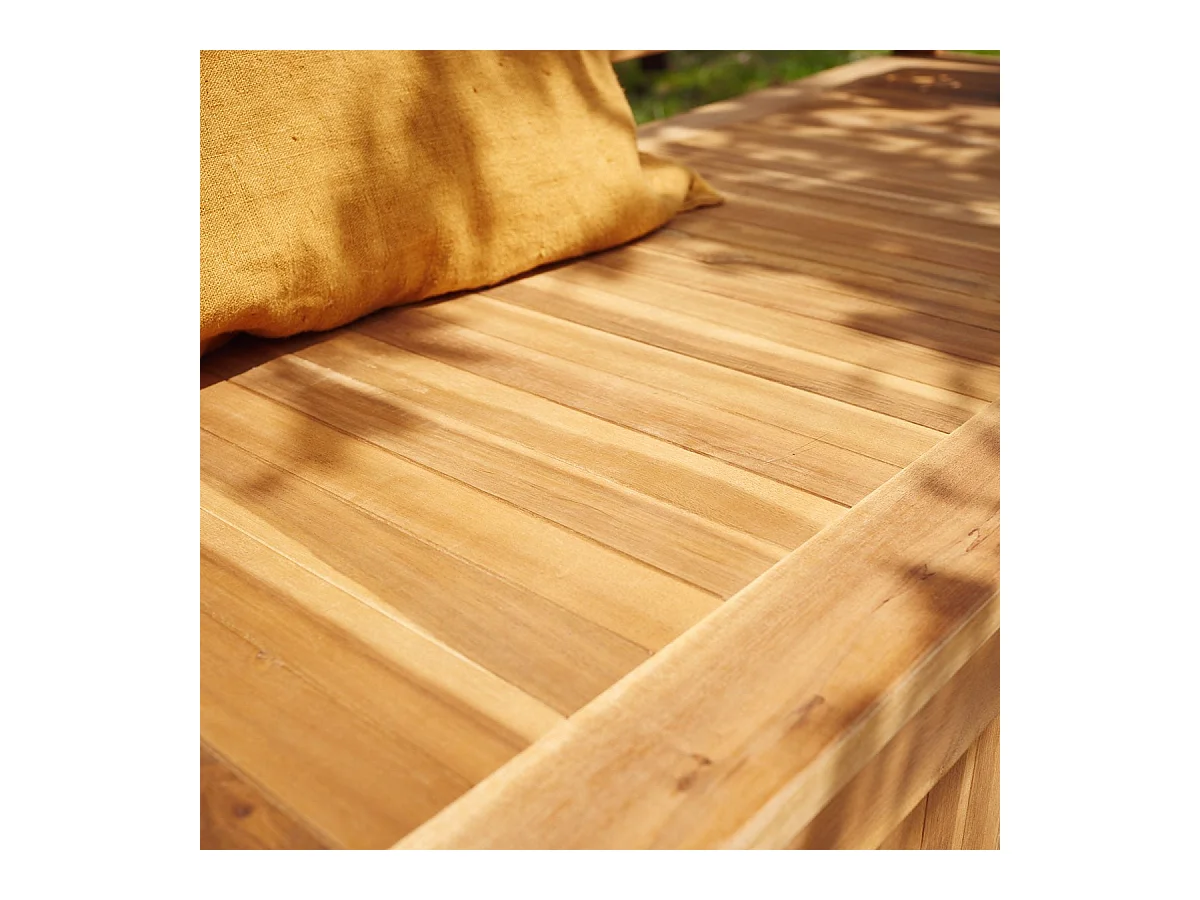 Banc de jardin en acacia massif