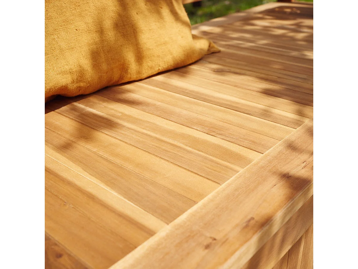 Banc de jardin en acacia massif