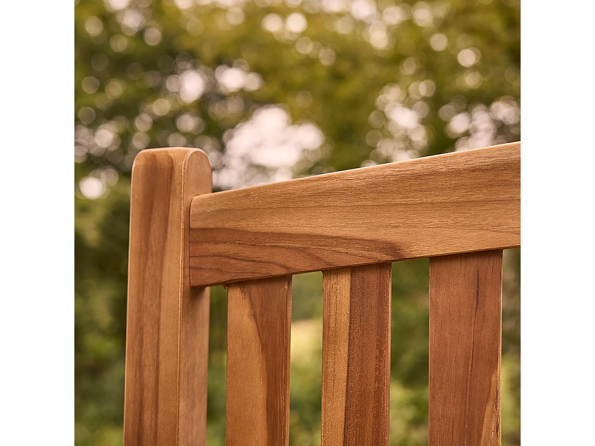 Banc de jardin en teck huilé massif