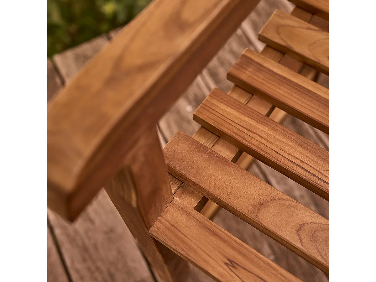 Panchina in teak oliato