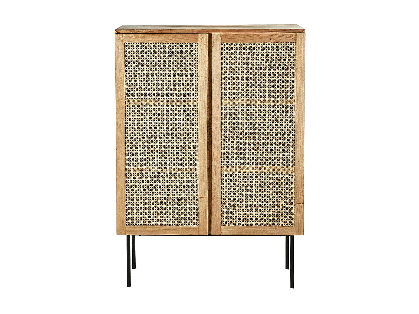 Armario de mindi macizo y rejilla