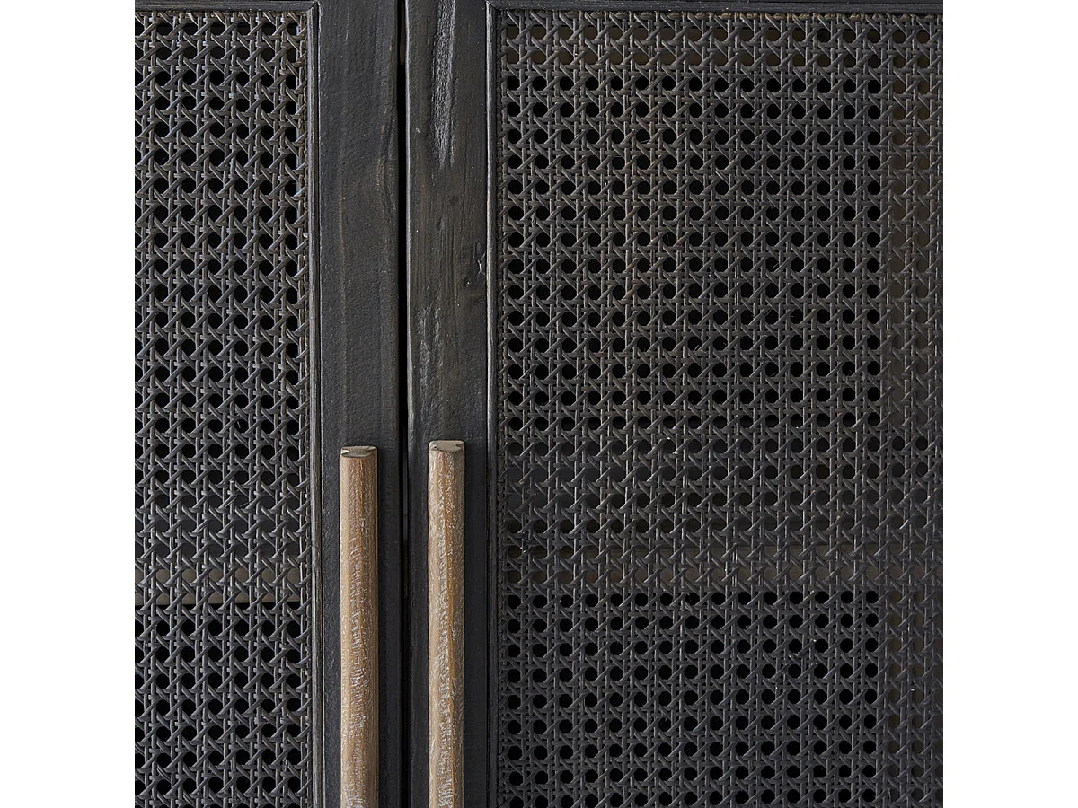 Armoire 2 portes en bois de pin massif recyclé