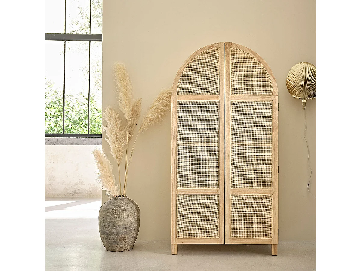 Armadio in mindi massello 190 cm