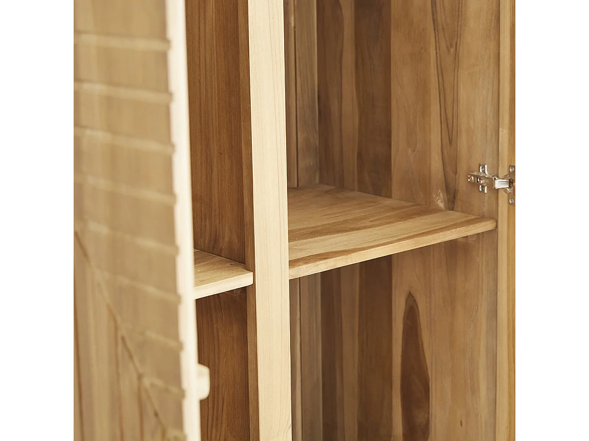Armario de madera de teca maciza
