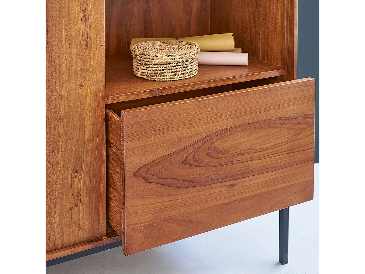 Armadio in teak massello 110 cm