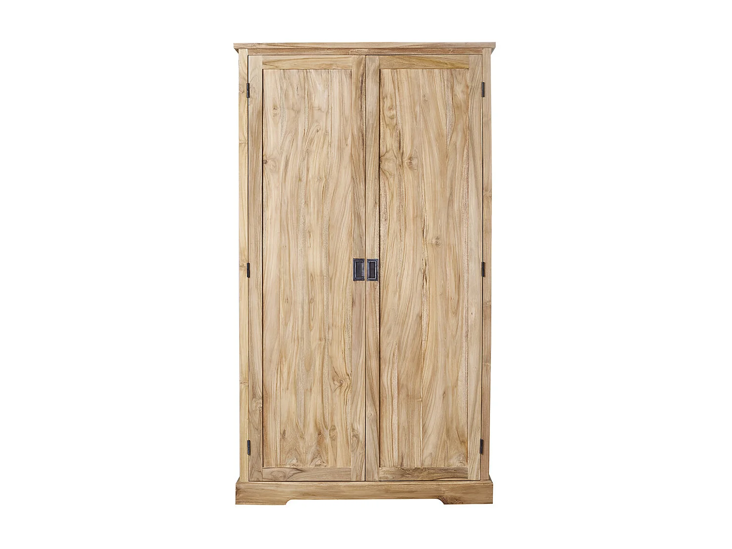 Armoire 2 portes en bois de teck massif