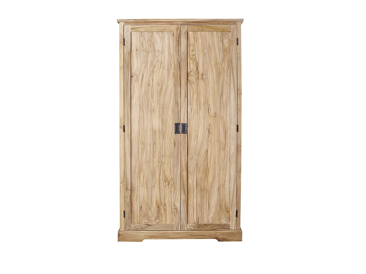Armoire 2 portes en teck massif