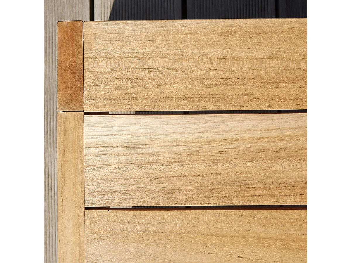 Table basse de jardin en teck massif