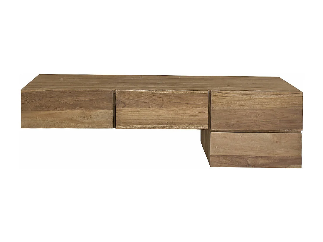 Mobile bagno portalavabo in massello di teak 145 cm