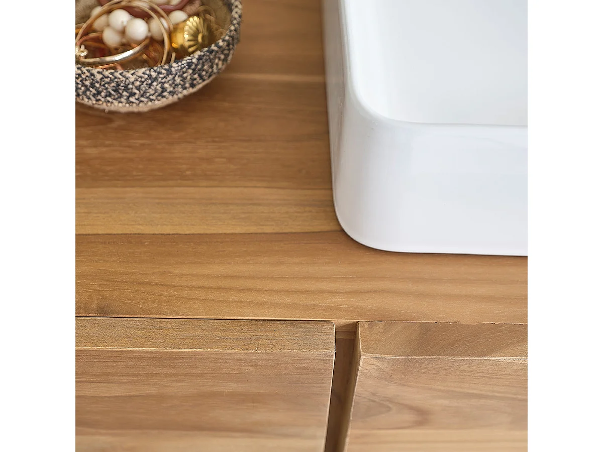 Mobile bagno portalavabo in massello di teak 145 cm