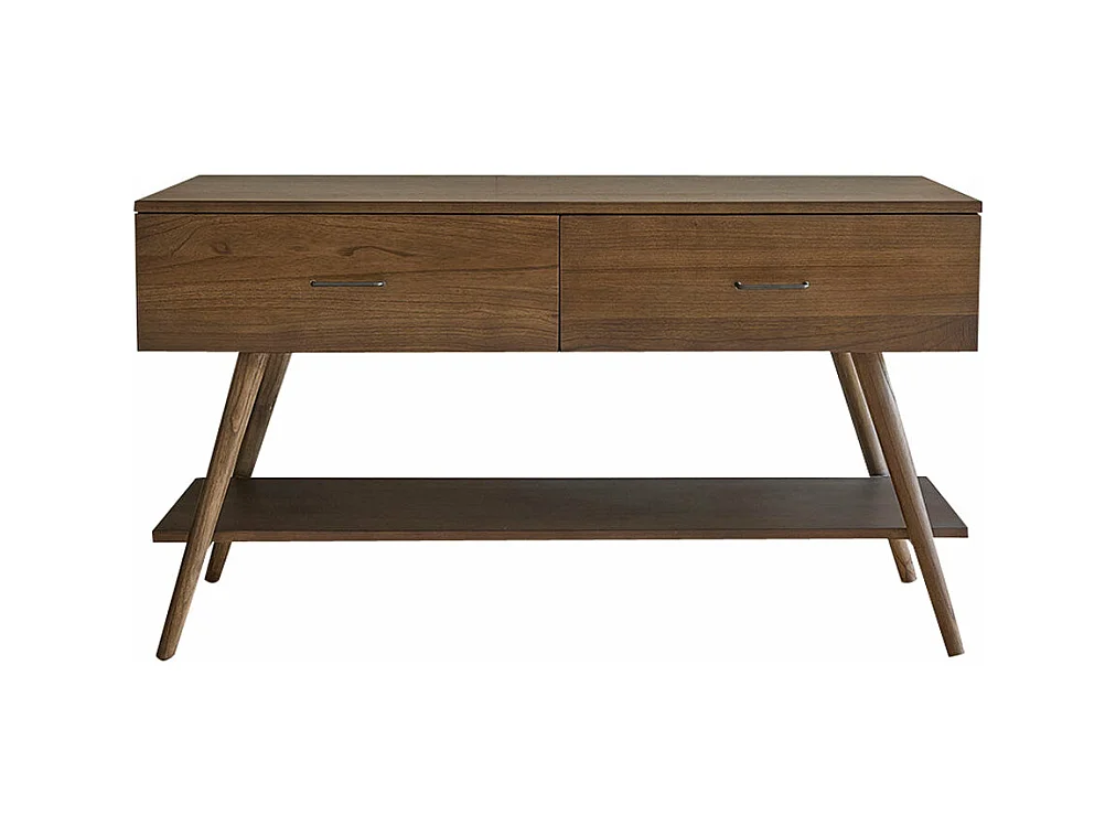 Meuble de salle de bain en mindi massif 135 cm